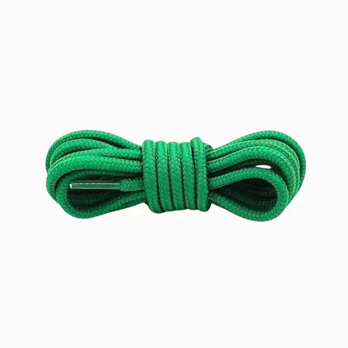 Green replacement round laces for shoes and sneakers by Kicks Shoelaces