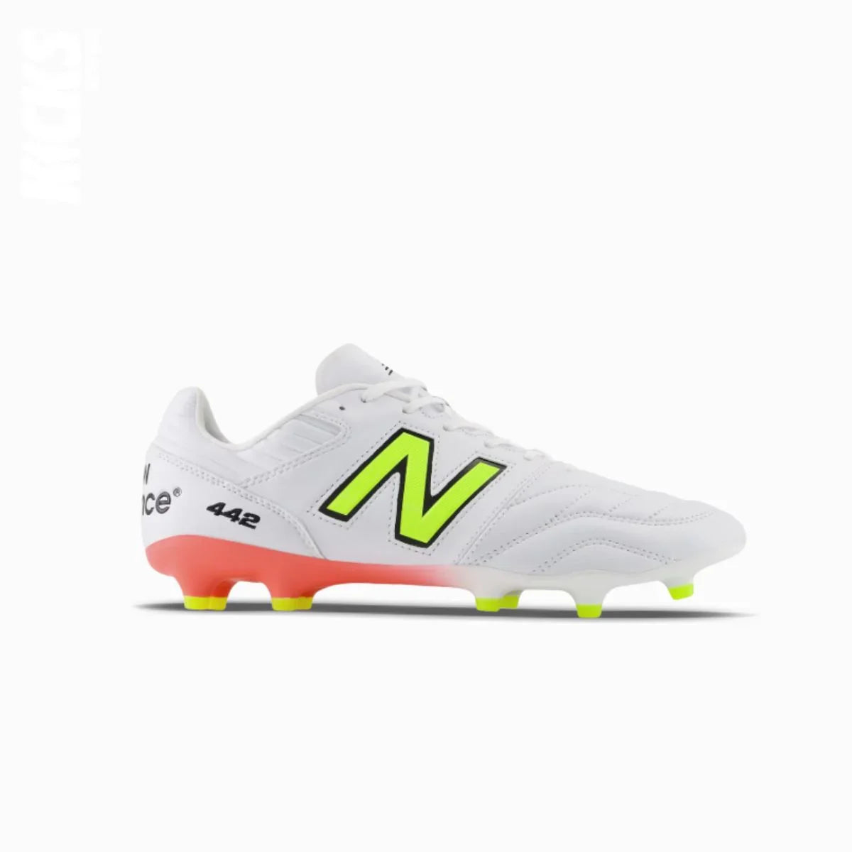 Replacement laces for New Balance 442 soccer cleats and astro turf shoes by Kicks Shoelaces