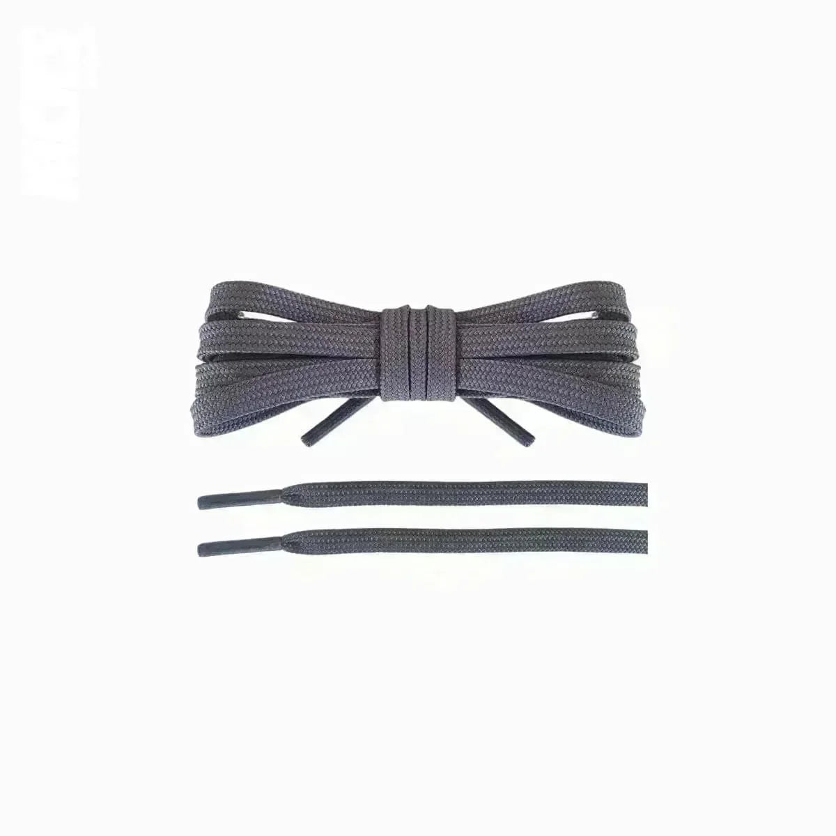Dark grey replacement laces for Adidas Adizero Takumi Sen 10 running shoes by Kicks Shoelaces.
