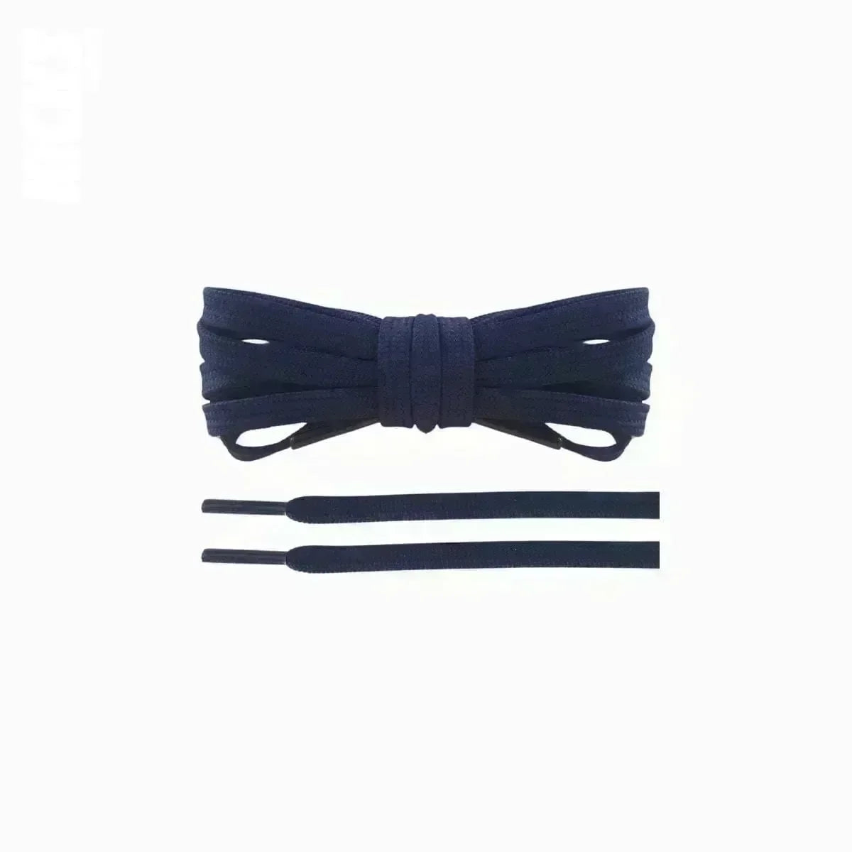 Navy blue replacement laces for Adidas Adizero Takumi Sen 10 running shoes by Kicks Shoelaces.
