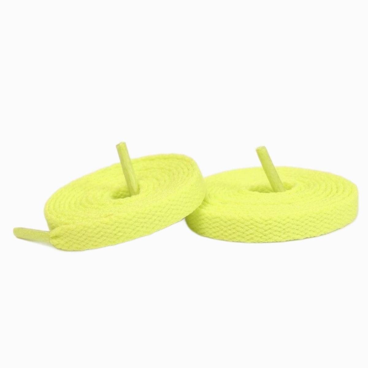 Fluorescent Yellow Replacement Laces for Adidas Continental 80 Sneakers by Kicks Shoelaces