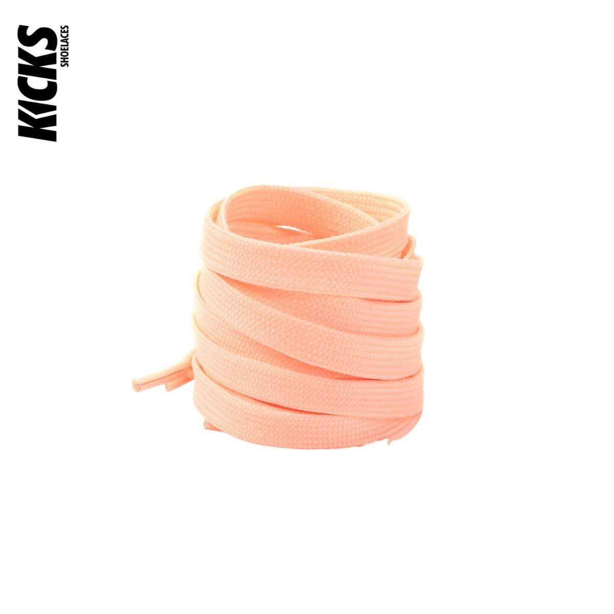 Peach Replacement Laces for Adidas EQT Sneakers by Kicks Shoelaces