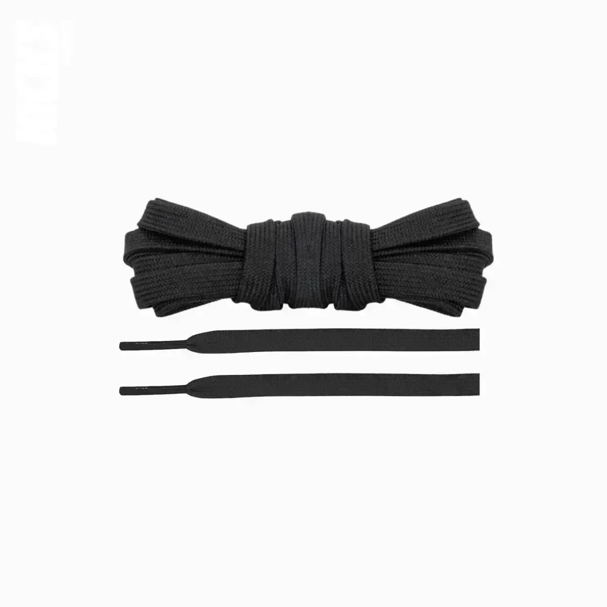 Black replacement laces for Adidas Ultraboost Light sneakers by Kicks Shoelaces