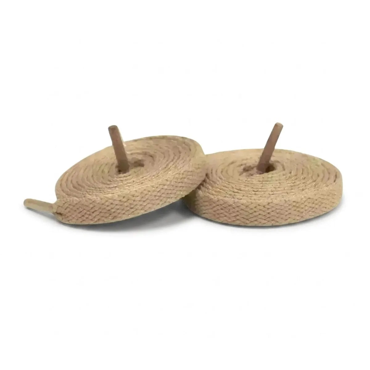 Light brown replacement laces for Air Jordan golf shoes by Kicks Shoelaces