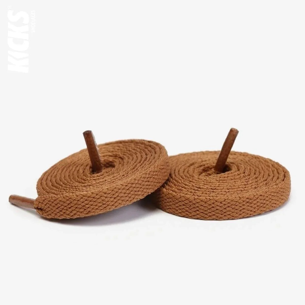 Asics tiger runner brown replacement shoe laces by Kicks Shoelaces