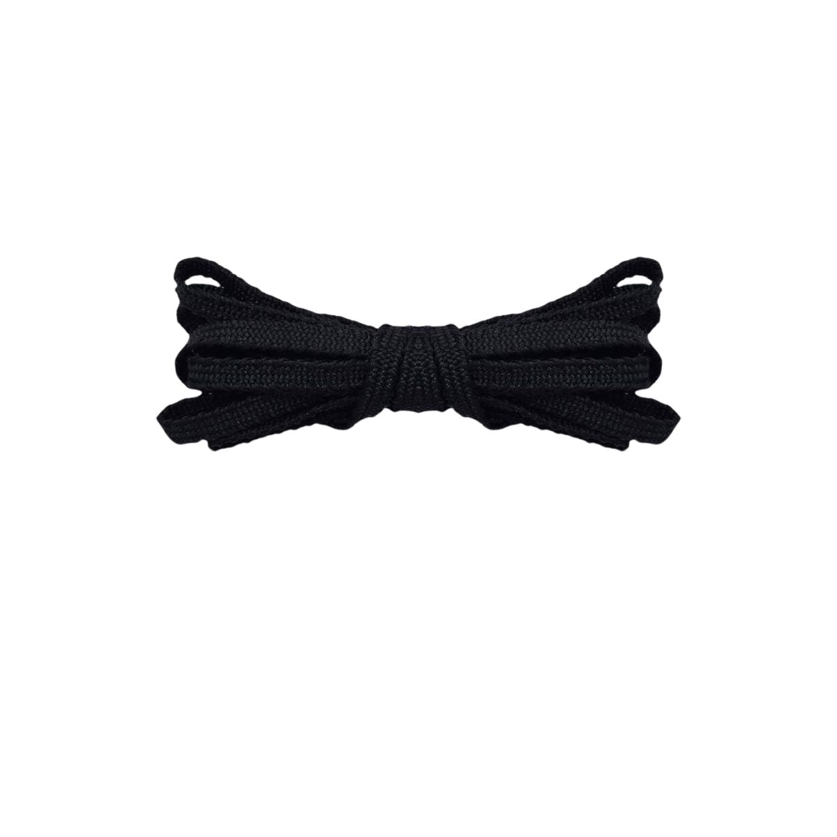 Black sawtooth laces for Asics Megablast running shoes by Kicks Shoelaces