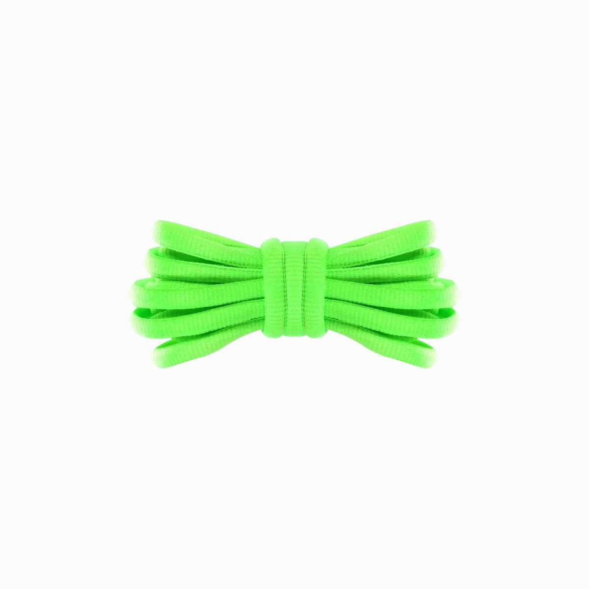 Fluorescent green Asics Gel Quantum 360 replacement laces, oval laces by Kicks Shoelaces.