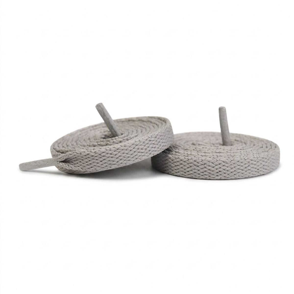 Light grey replacement laces for Jordan sneakers by Kicks Shoelaces