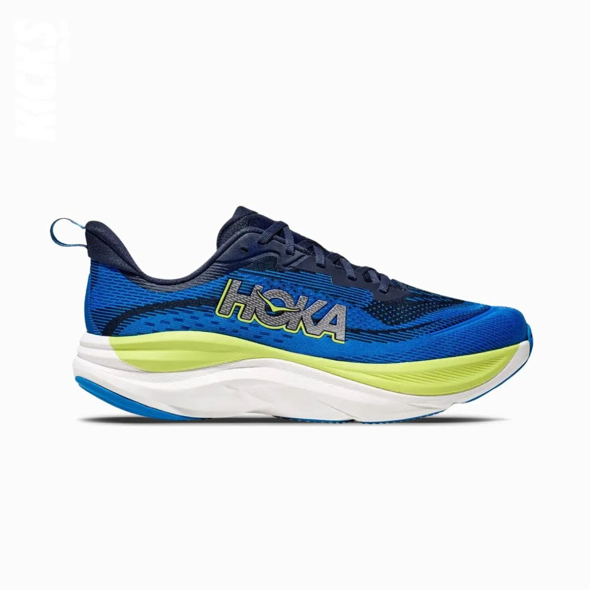 Replacement shoelaces for Hoka Skyflow running shoes, laces designed for smooth daily runs by Kicks Shoelaces.