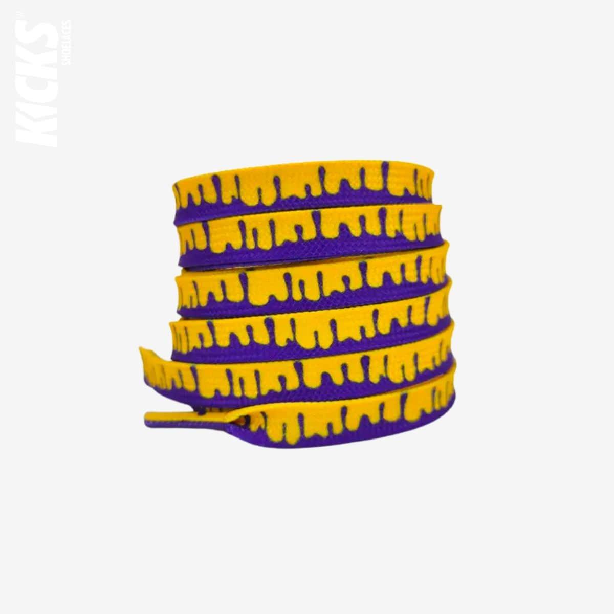 Ice Cream Print Flat Shoelaces - Kicks Shoelaces