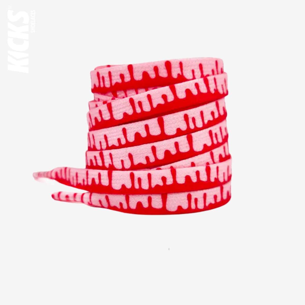 Ice Cream Print Flat Shoelaces - Kicks Shoelaces