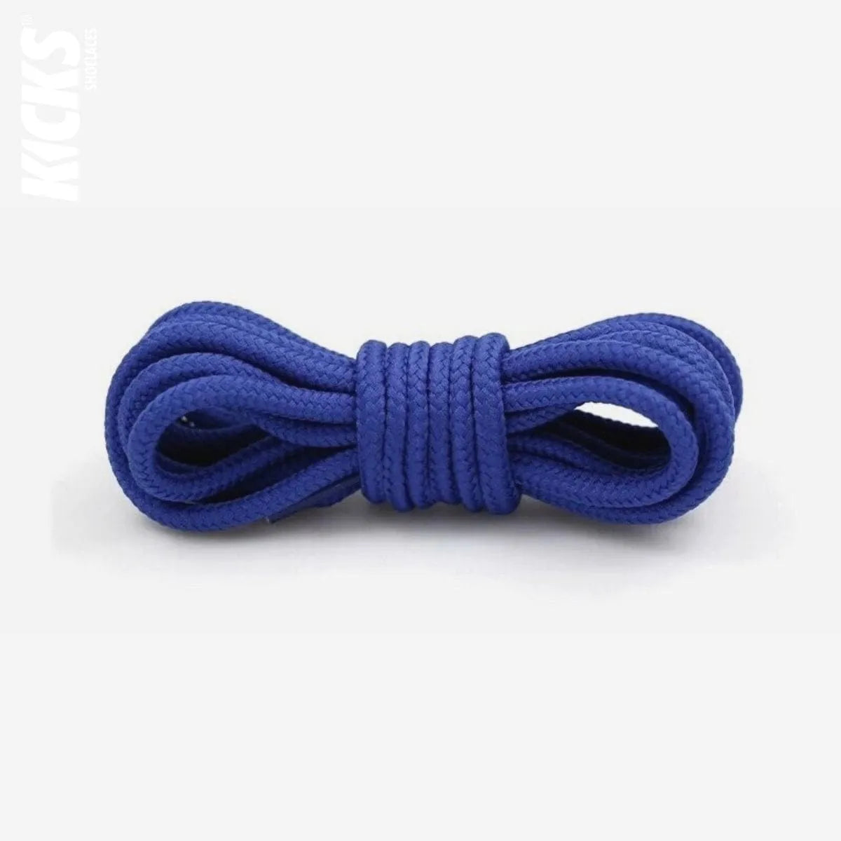 Royal blue round replacement laces for Nike Air Jordan 10 shoes and sneakers by Kicks Shoelaces