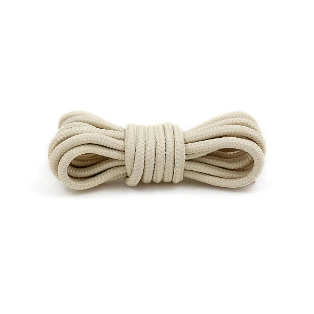 Beige replacement laces for Jordan 13 sneakers, round shoelaces by Kicks Shoelaces