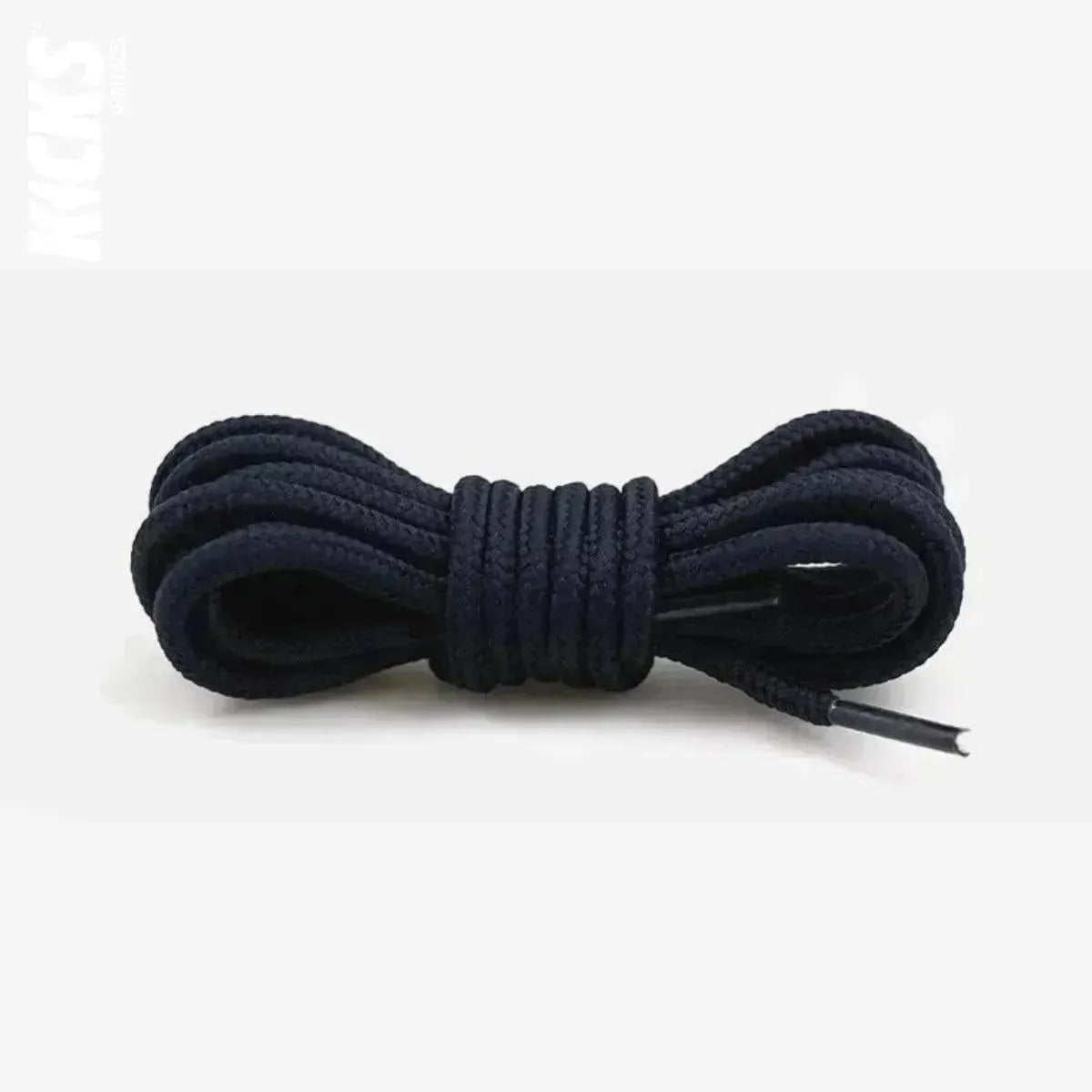 Dark blue replacement laces for Jordan 13 sneakers, round shoelaces by Kicks Shoelaces