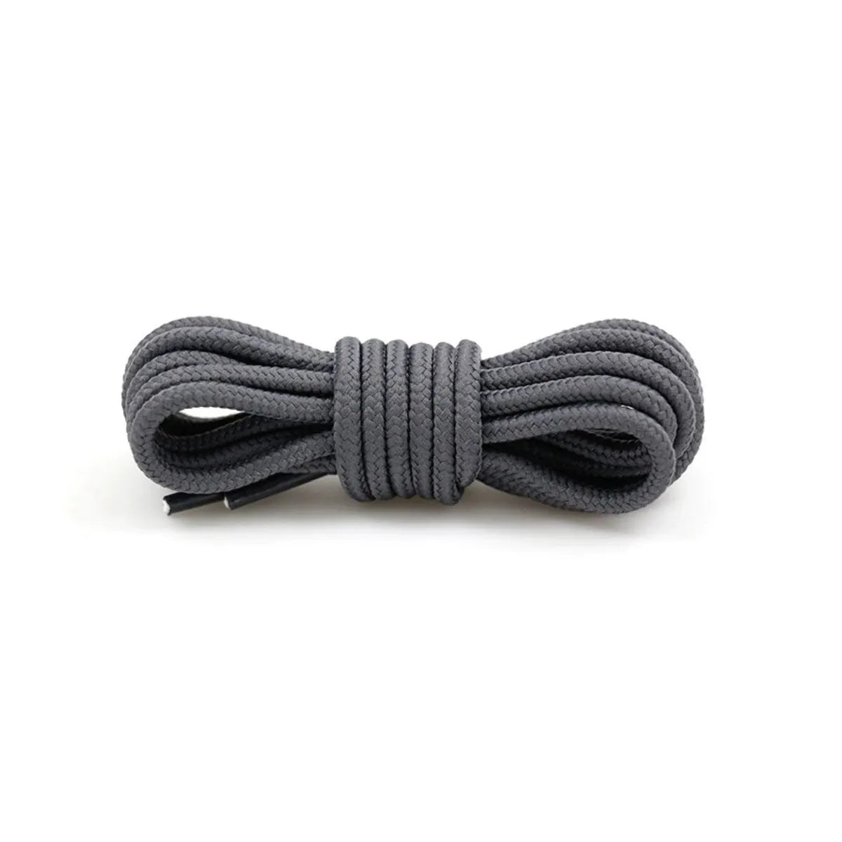 Dark grey replacement laces for Jordan 13 sneakers, round shoelaces by Kicks Shoelaces