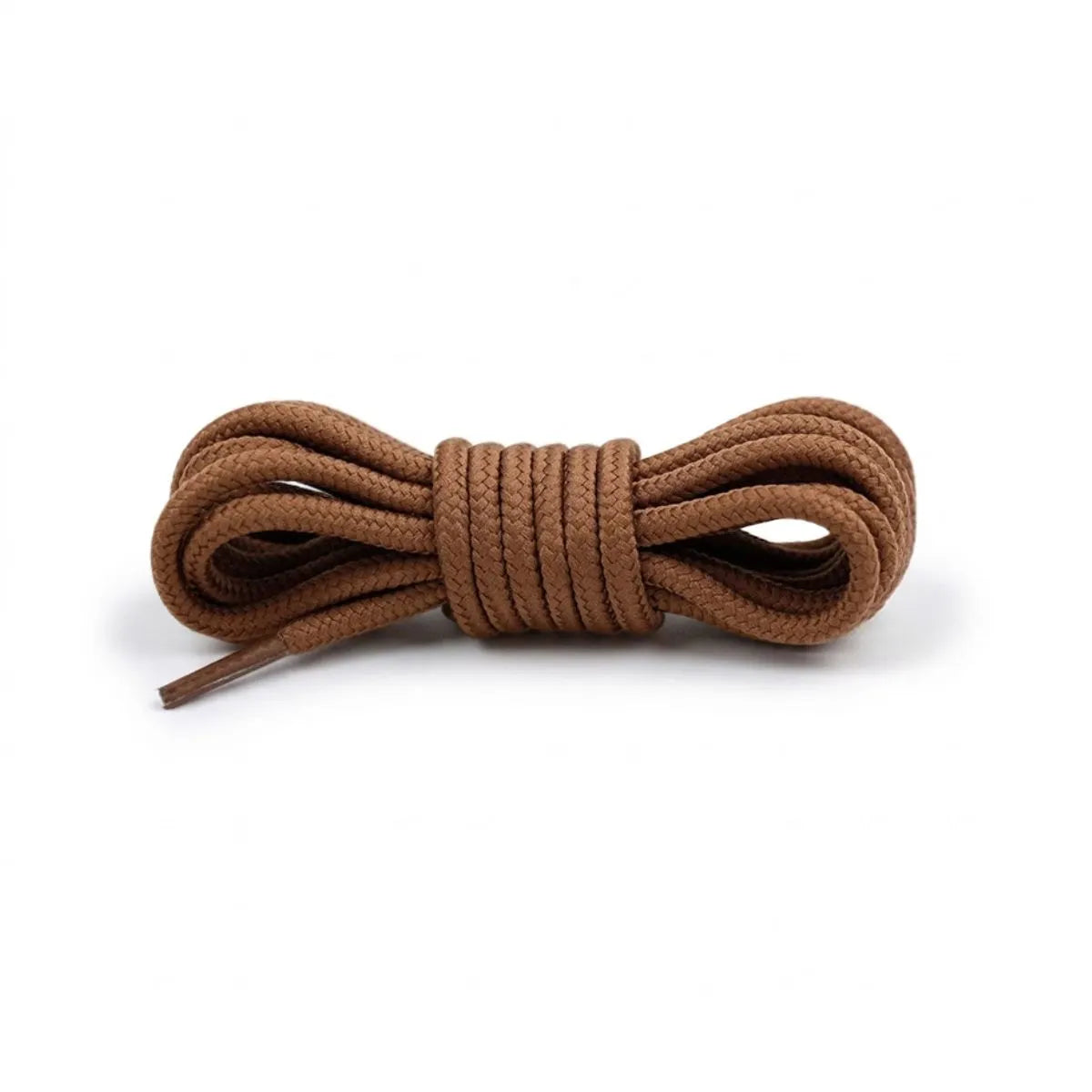 Golden brown replacement laces for Jordan 13 sneakers, round shoelaces by Kicks Shoelaces