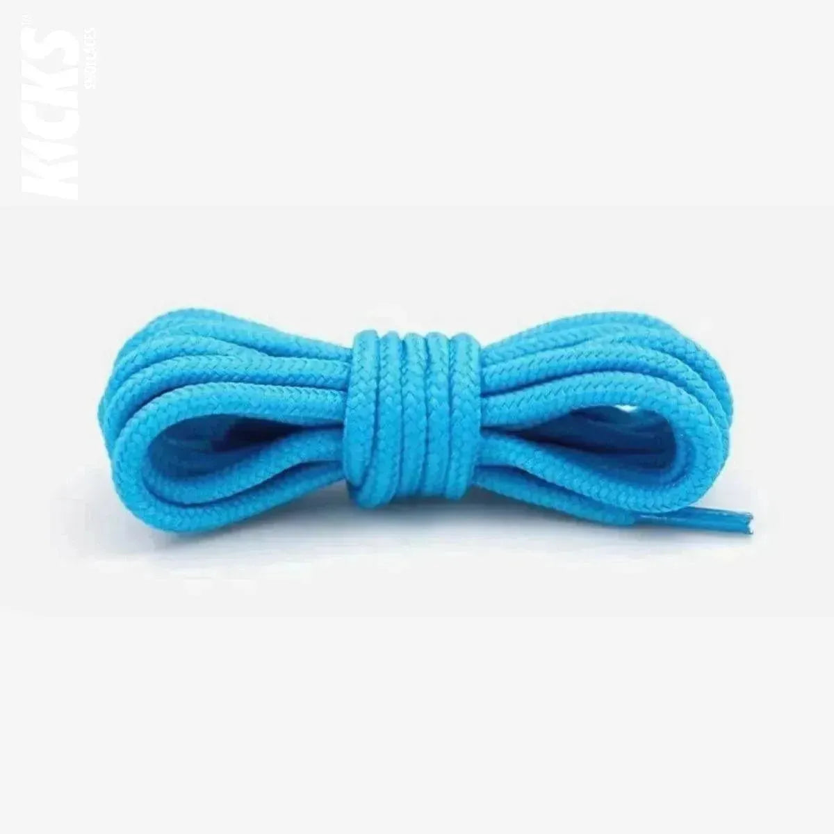 Sky blue replacement laces for Jordan 13 sneakers, round shoelaces by Kicks Shoelaces