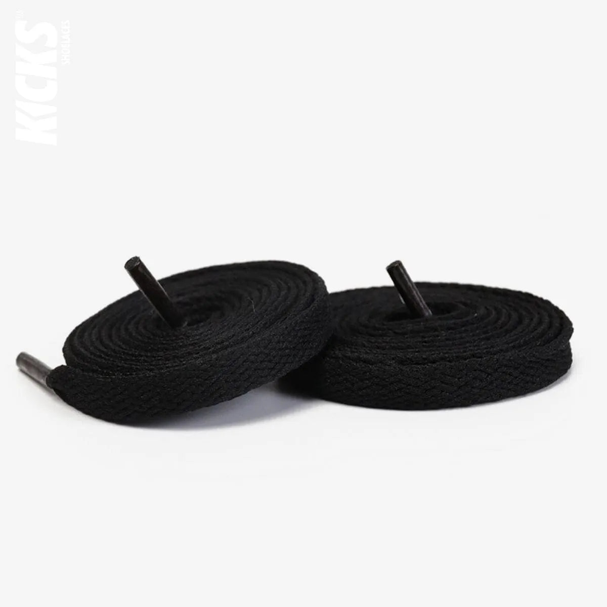 Black sneaker laces for Nike Air Jordan 6 by Kicks Shoelaces