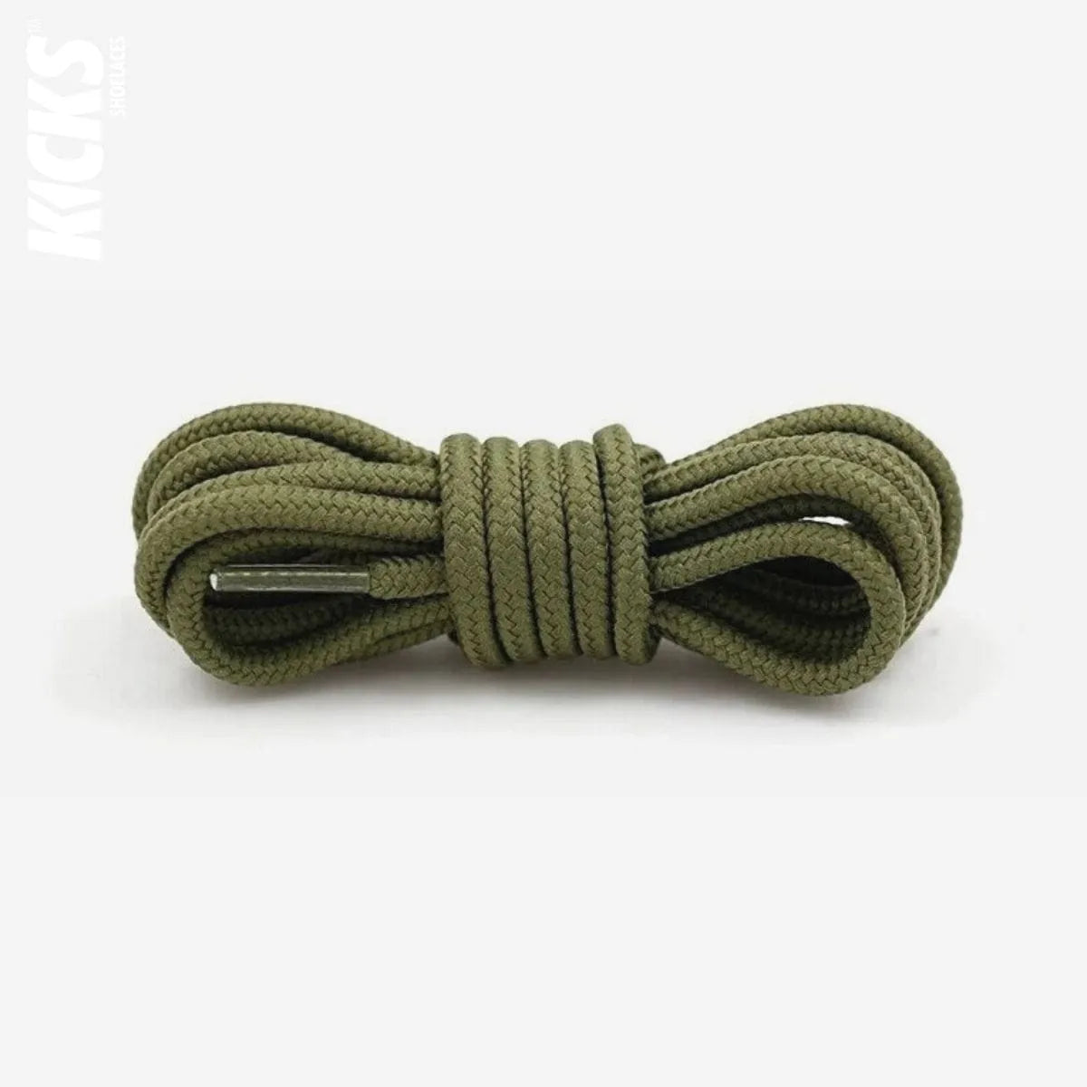 Army green round replacement laces for Nike Air Jordan 9 shoes and sneakers by Kicks Shoelaces