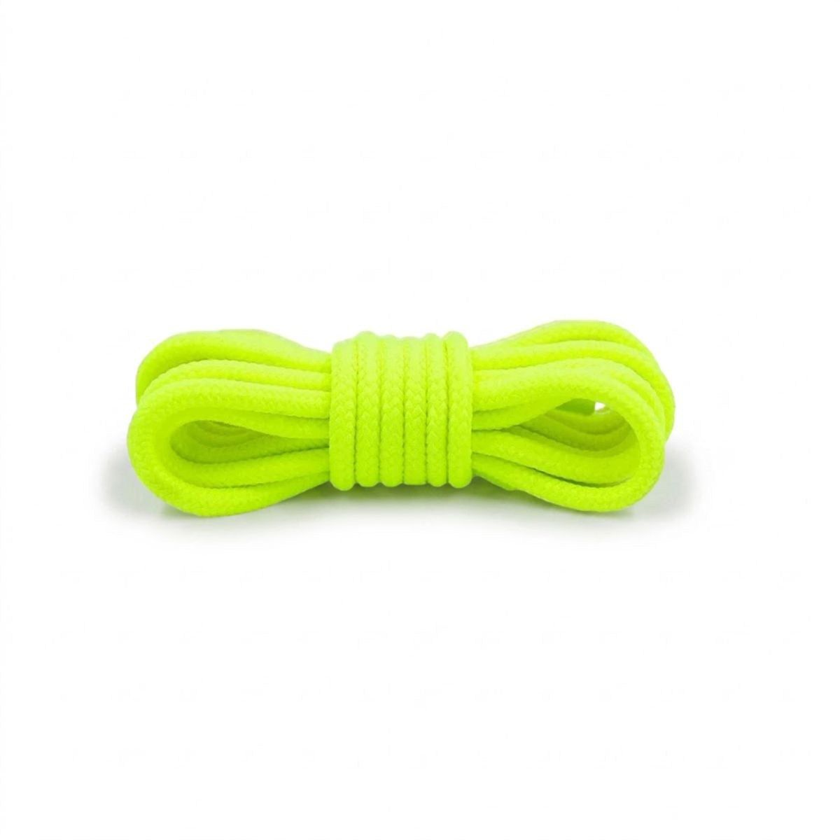Fluorescent green replacement laces for Jordan golf shoes, round shoelaces by Kicks Shoelaces