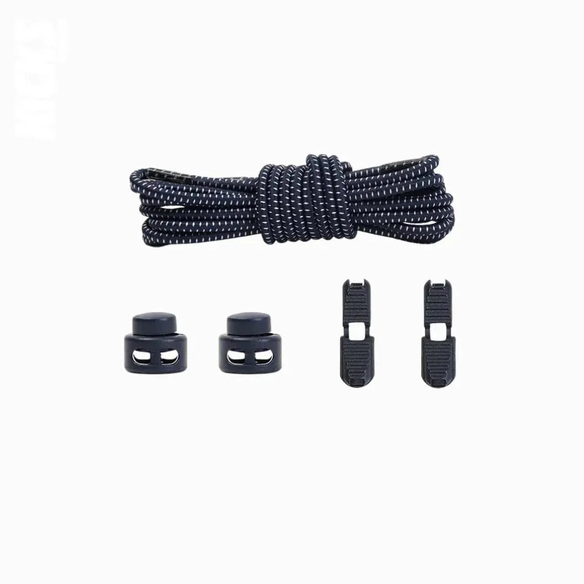 Kicks Speed Laces navy blue elastic shoelaces for runners and walkers