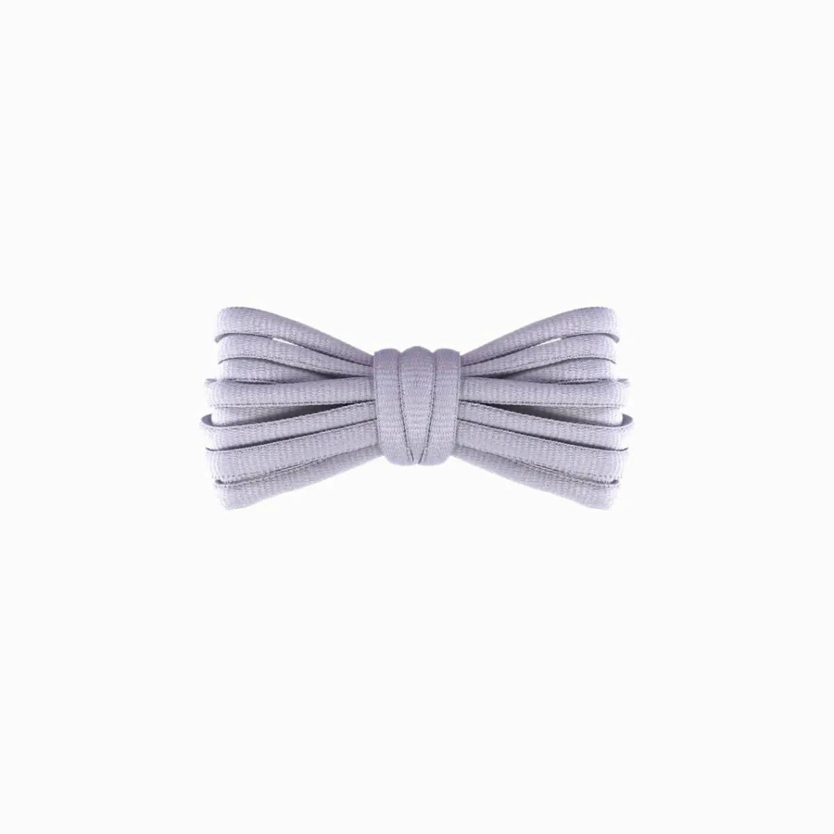 Light grey Nike Air Presto replacement laces, oval laces by Kicks Shoelaces.