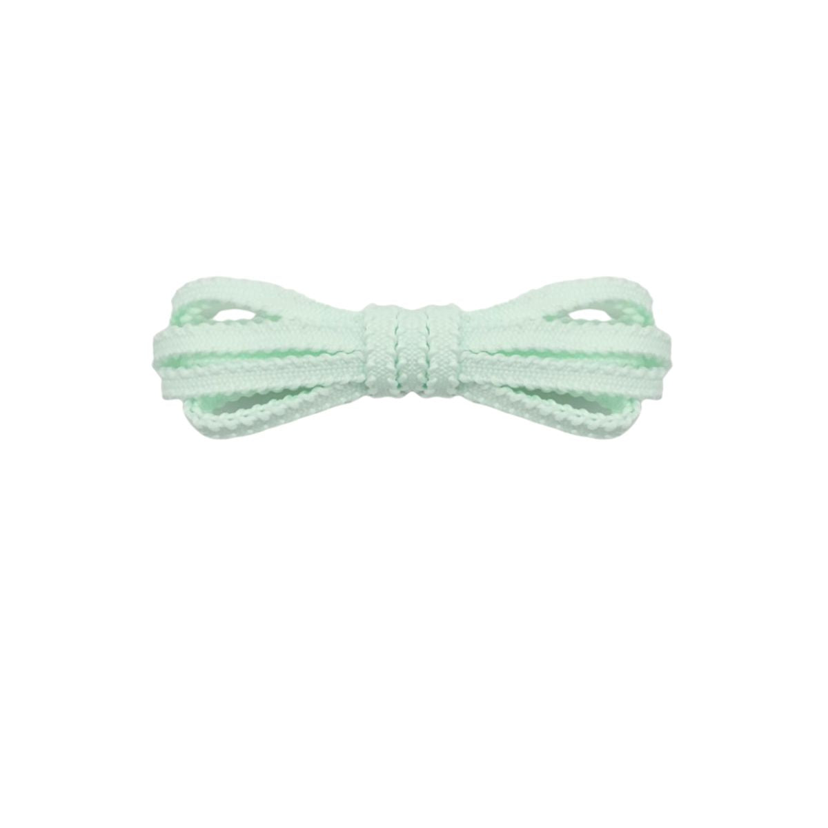 Mint green sawtooth laces for Nike Zoom Vaporfly Scream Green running shoes by Kicks Shoelaces