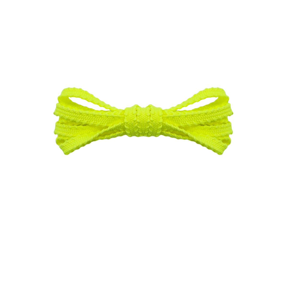 Neon Yellow sawtooth laces for Nike Vaporfly running shoes by Kicks Shoelaces