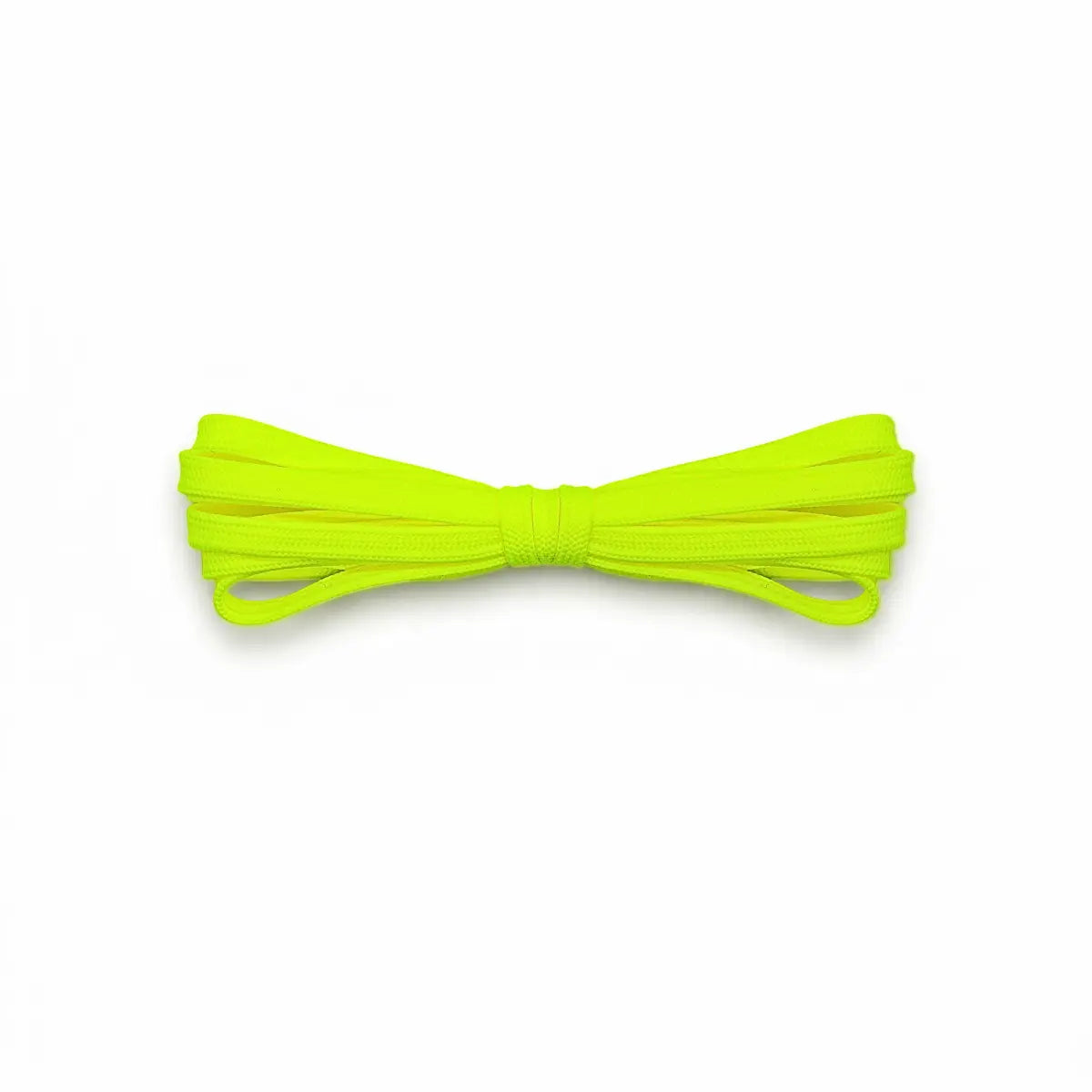 Neon yellow replacement laces for New Balance 442 V2 Pro soccer cleats by Kicks Shoelaces.