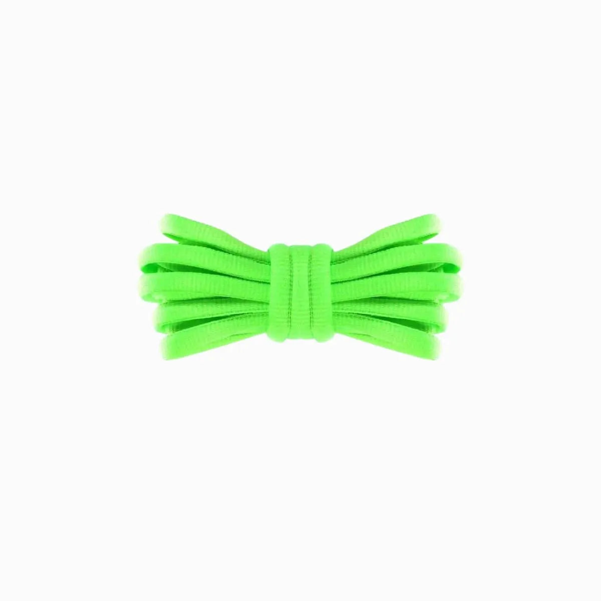 Fluorescent green oval replacement laces for New Balance 878 shoes and sneakers by Kicks Shoelaces