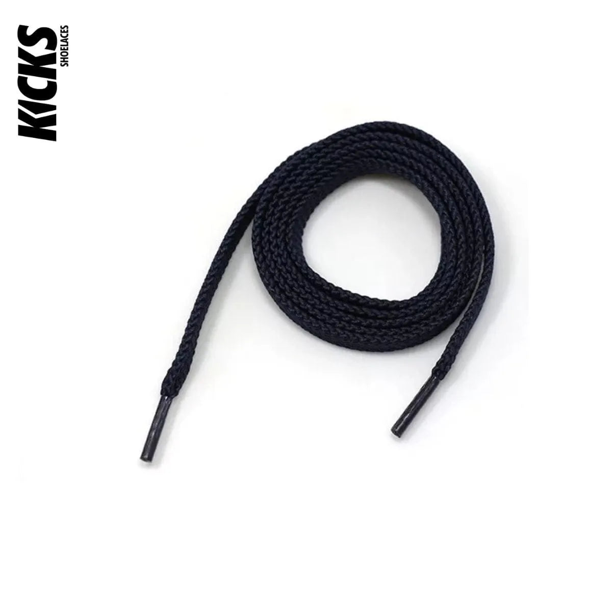 Dark blue flat replacement sneaker laces for New Balance 999 shoes and trainers by Kicks Shoelaces