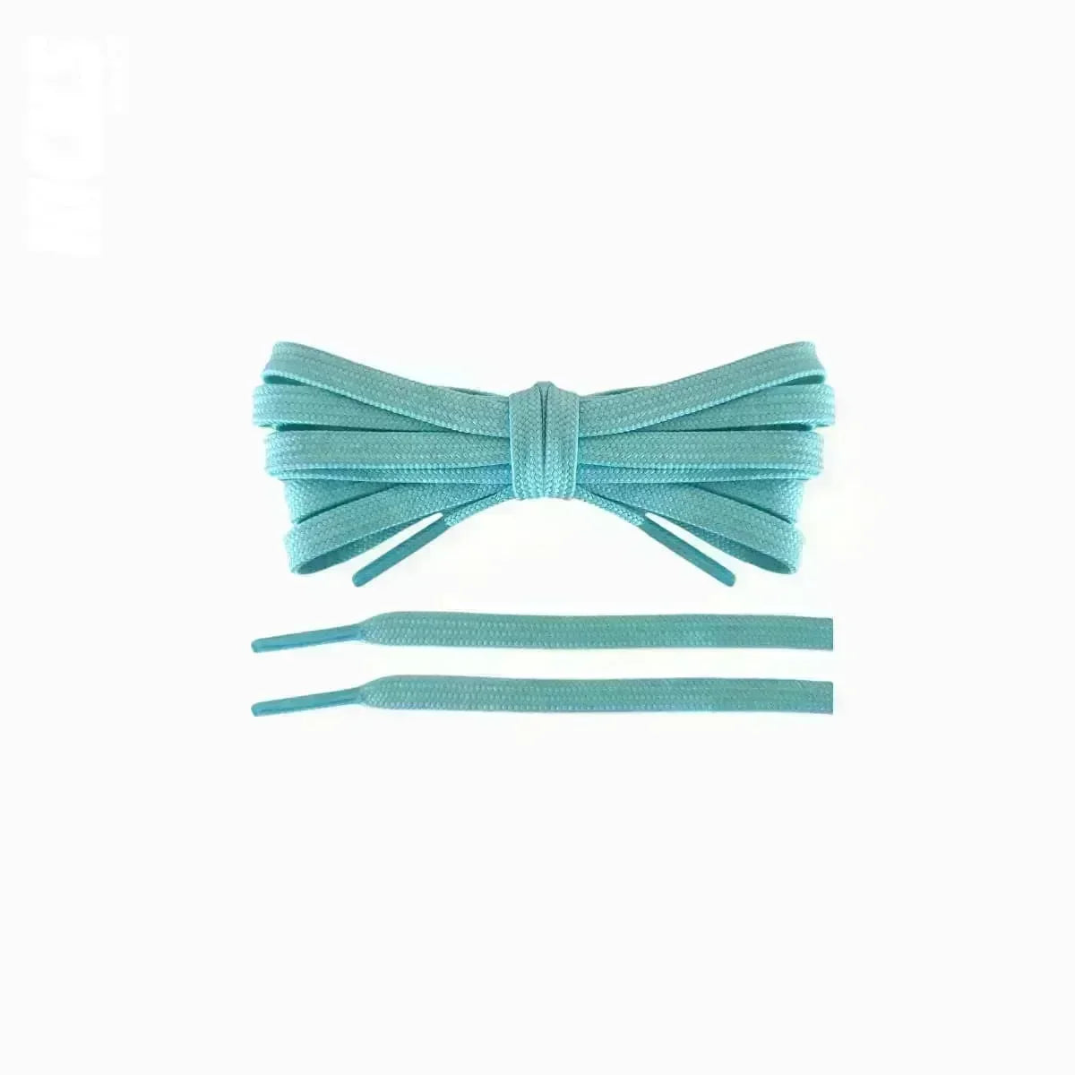 Tiffany blue replacement laces for New Balance Tekela V4 soccer cleats by Kicks Shoelaces.