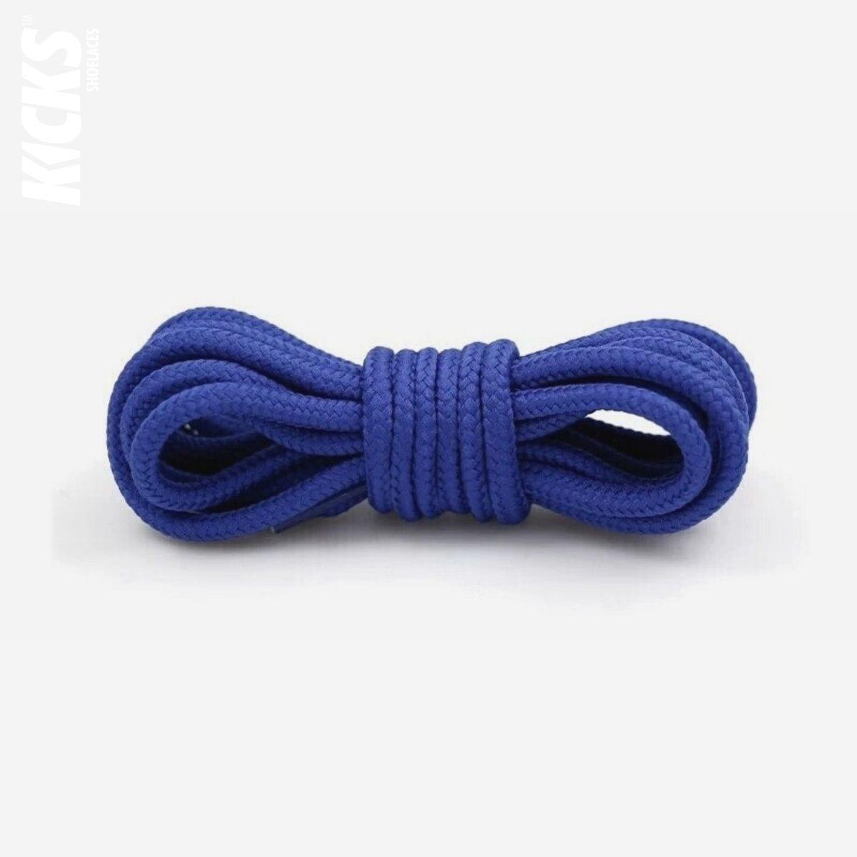Royal blue replacement laces for Nike Air Max 720 sneakers, round shoelaces by Kicks Shoelaces