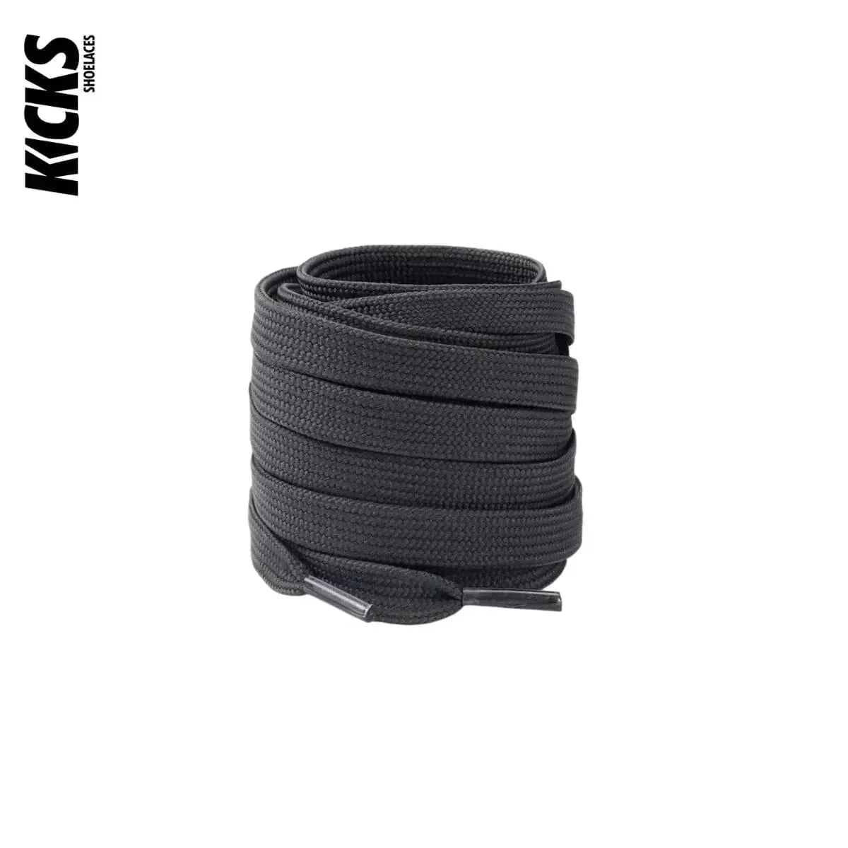 Dark grey replacement laces for shoes and sneakers by Kicks Shoelaces