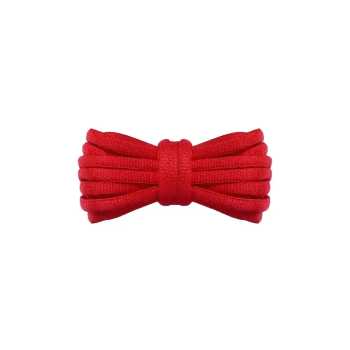 Red replacement thick oval shoelaces shoes and sneakers
