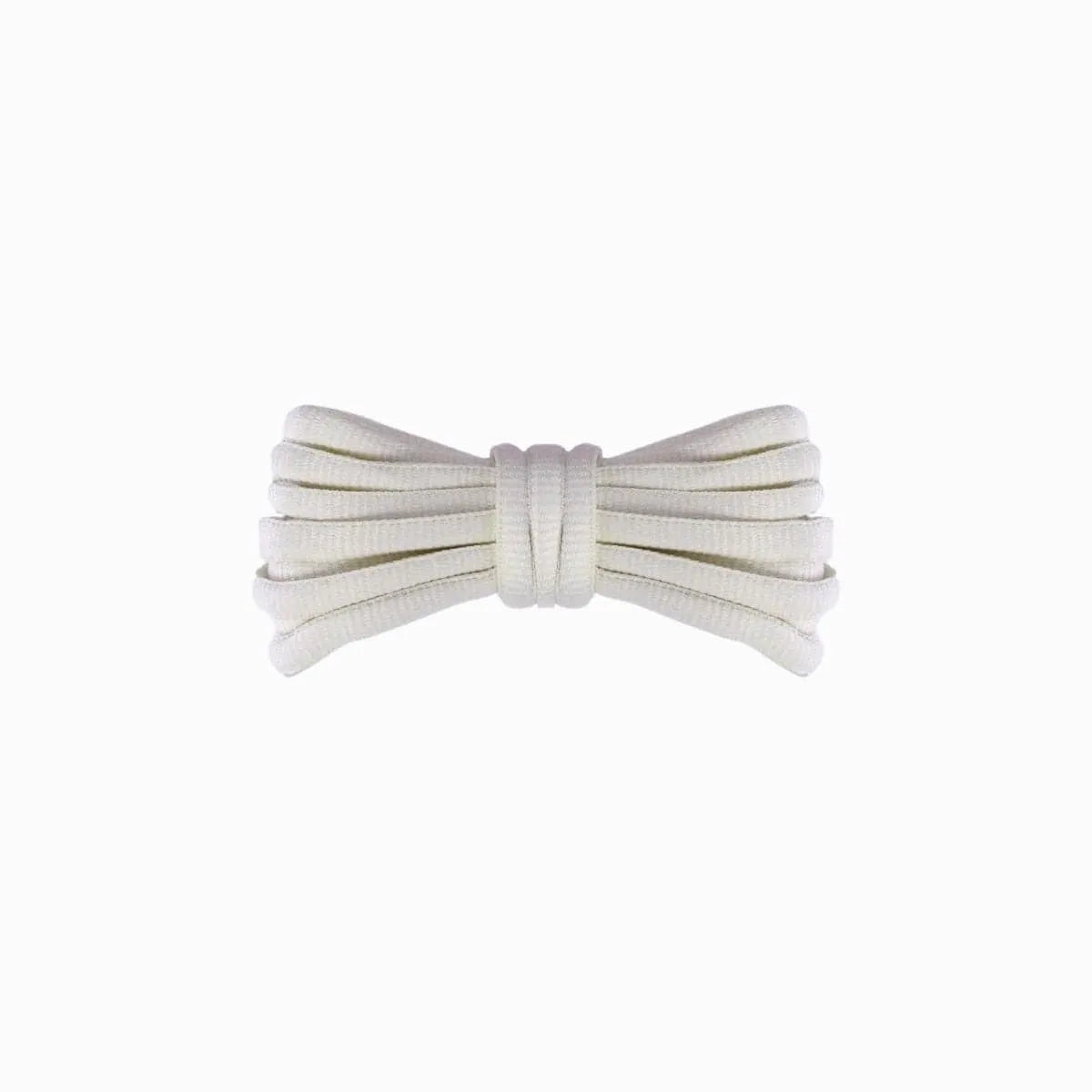 Off white Nike Zoom Vomero 5 replacement laces, oval laces by Kicks Shoelaces.