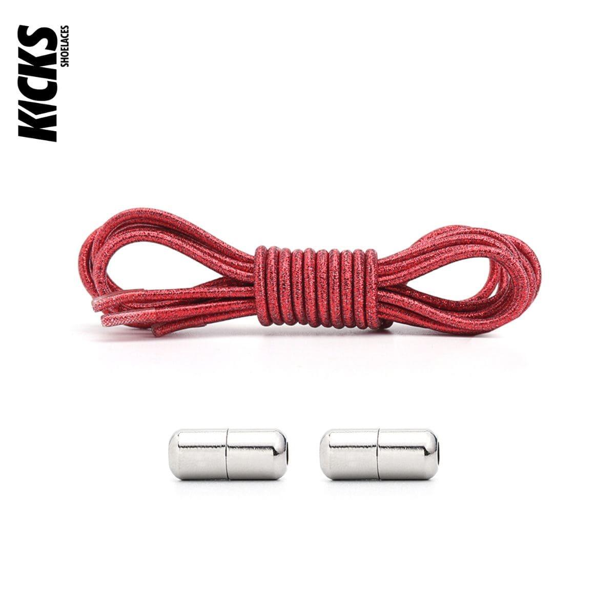 red-metallic-no-tie-shoelaces
