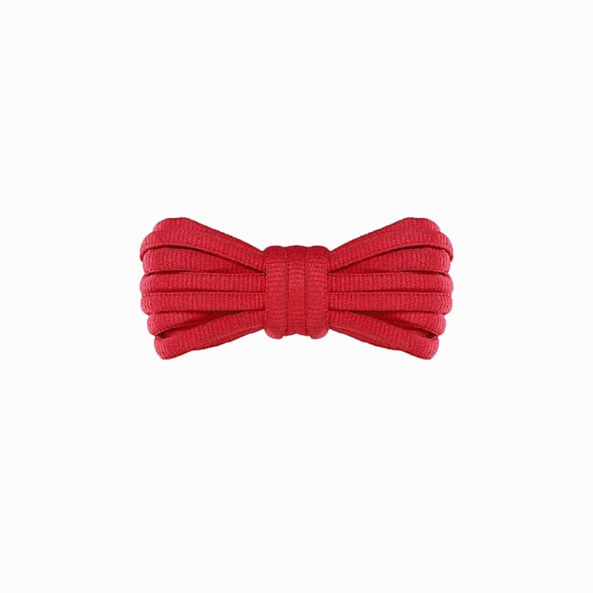 Red Nike Zoom Vomero 5 replacement laces, oval laces by Kicks Shoelaces.