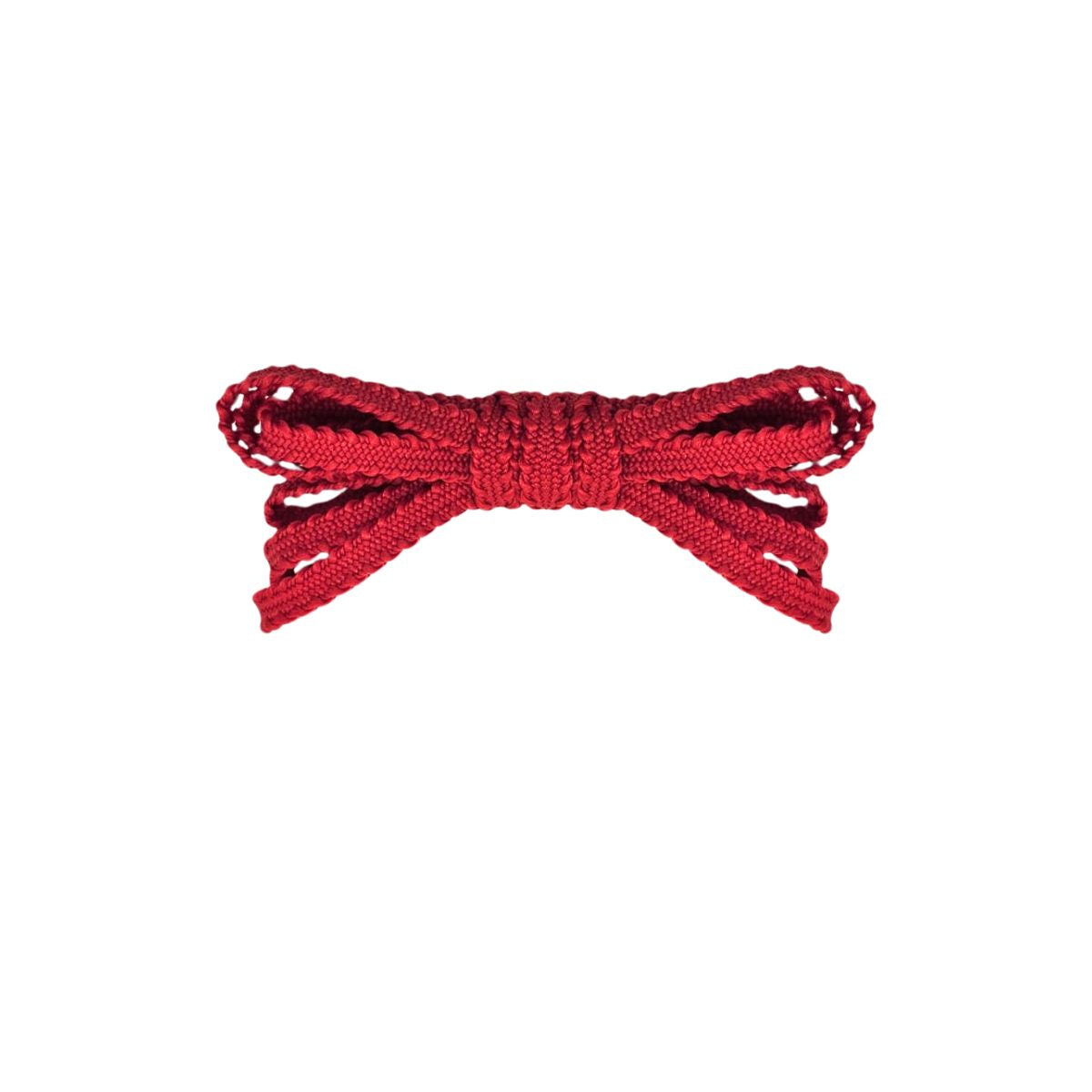 Red sawtooth laces for Asics Metaspeed Sky Paris running shoes by Kicks Shoelaces