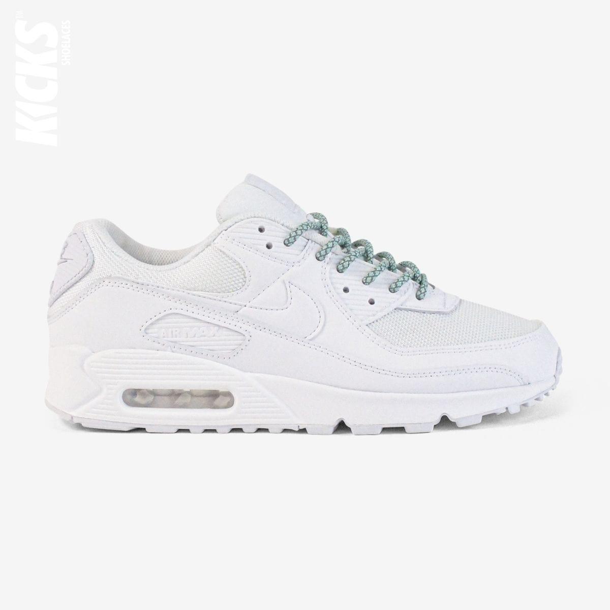 round-laces-in-pastel-green-on-mens-white-shoe