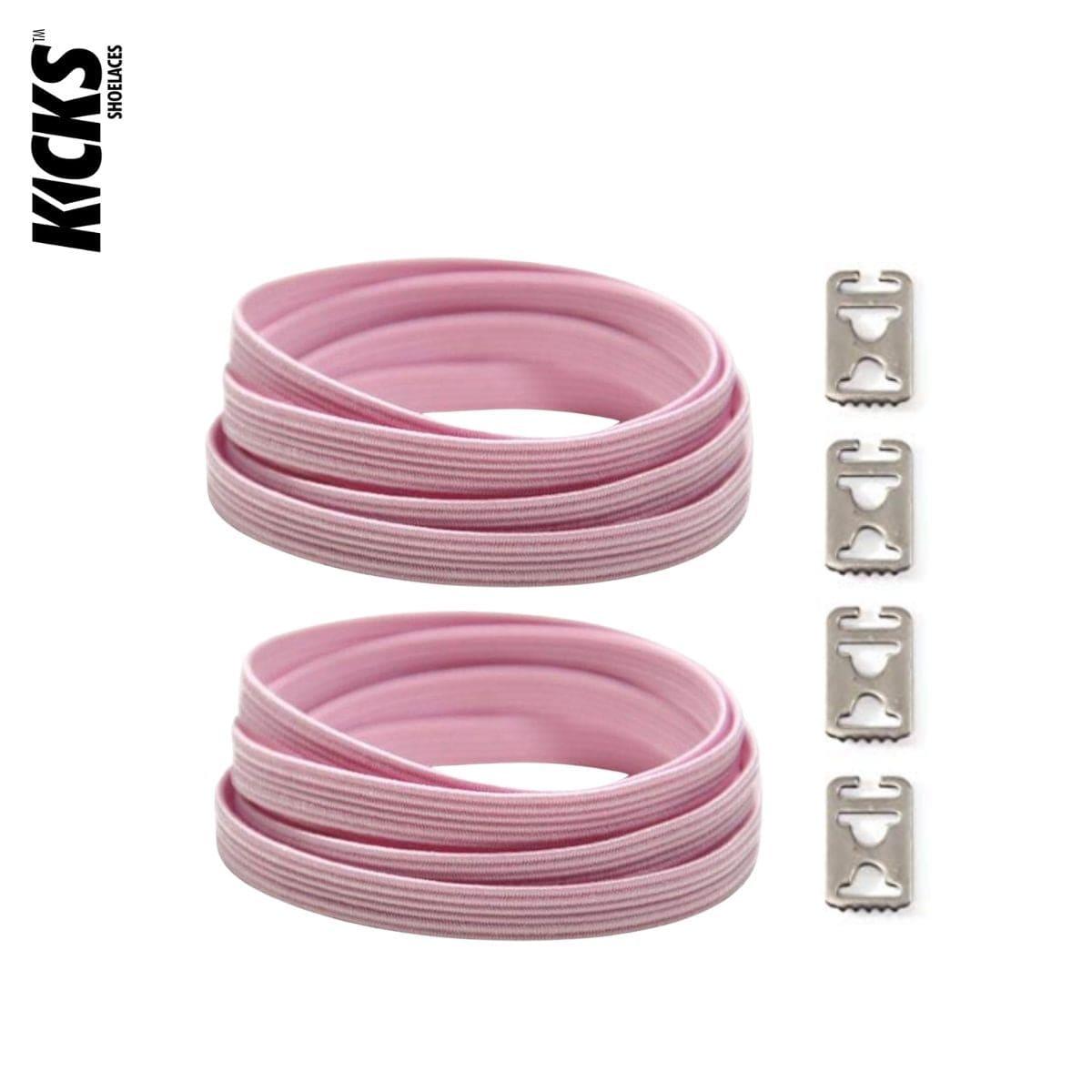 Replacement for Shoe Laces Pink No-Tie Shoelaces - Kicks Shoelaces
