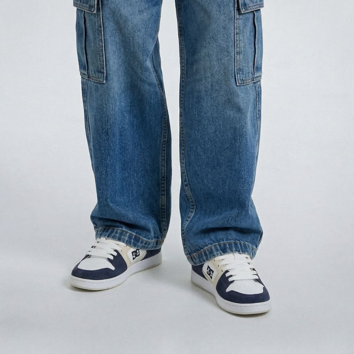 Thick oval laces for DC Manteca 4 skate shoes by Kicks Shoelaces