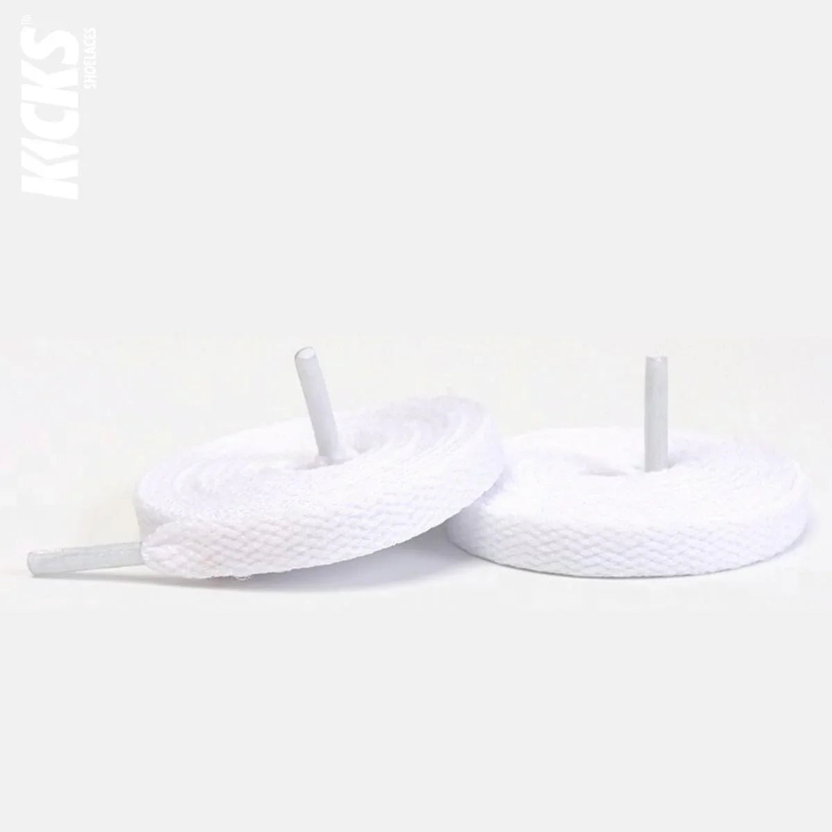 white replacement laces for Skechers golf shoes by Kicks Shoelaces
