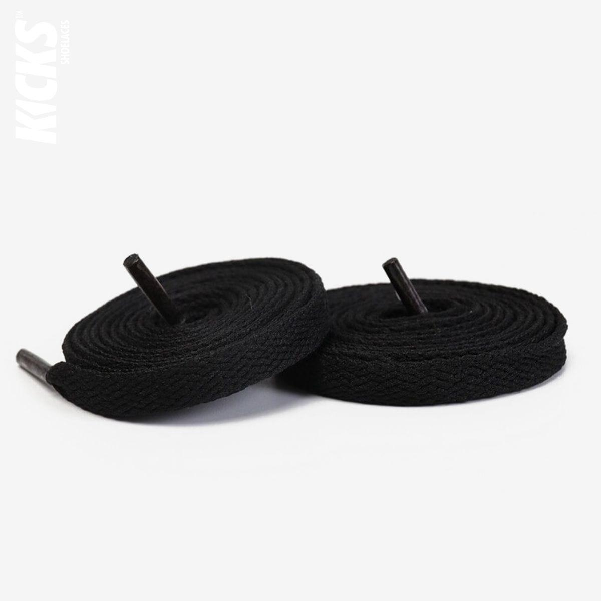 Vans Old Skool sneakers with black shoelaces for shoes, sneakers, and trainers by Kicks Shoelaces.