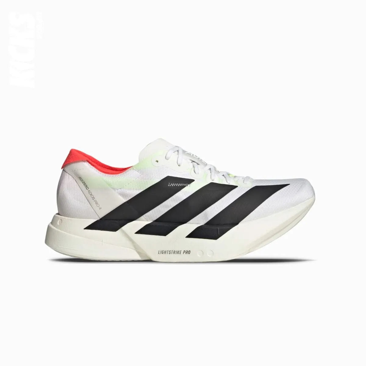 Replacement laces for Adidas Adizero Adios Pro 4 running shoes by Kicks Shoelaces.