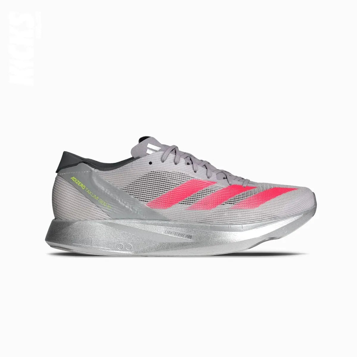 Replacement laces for Adidas Adizero Takumi Sen 10 running shoes by Kicks Shoelaces.