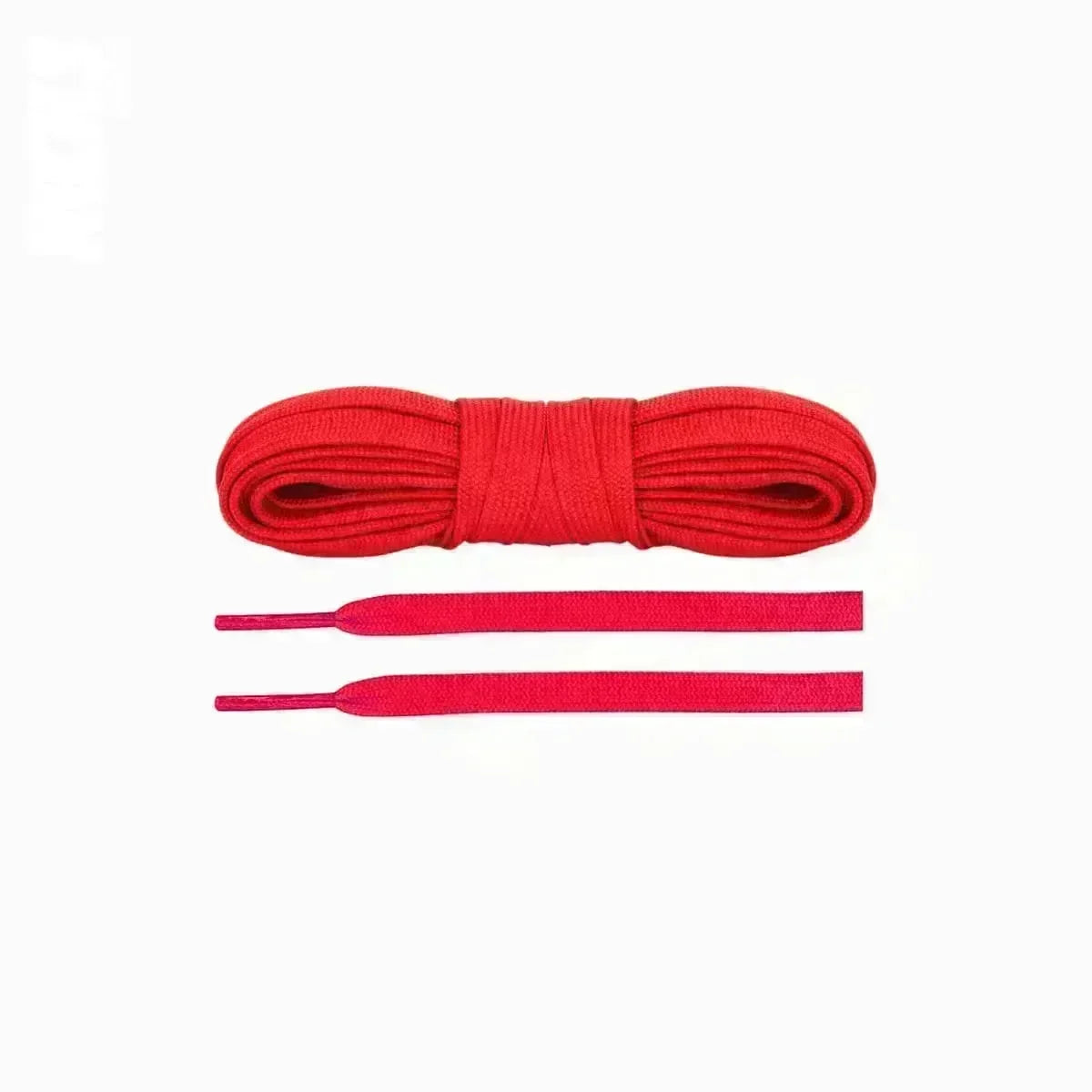 Red replacement laces for Adidas Duramo 10 sneakers by Kicks Shoelaces