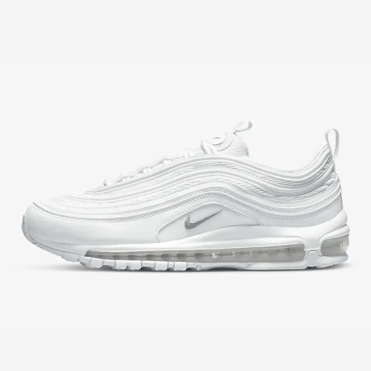 White Replacement Air Max 97 Shoelaces by Kicks Shoelaces