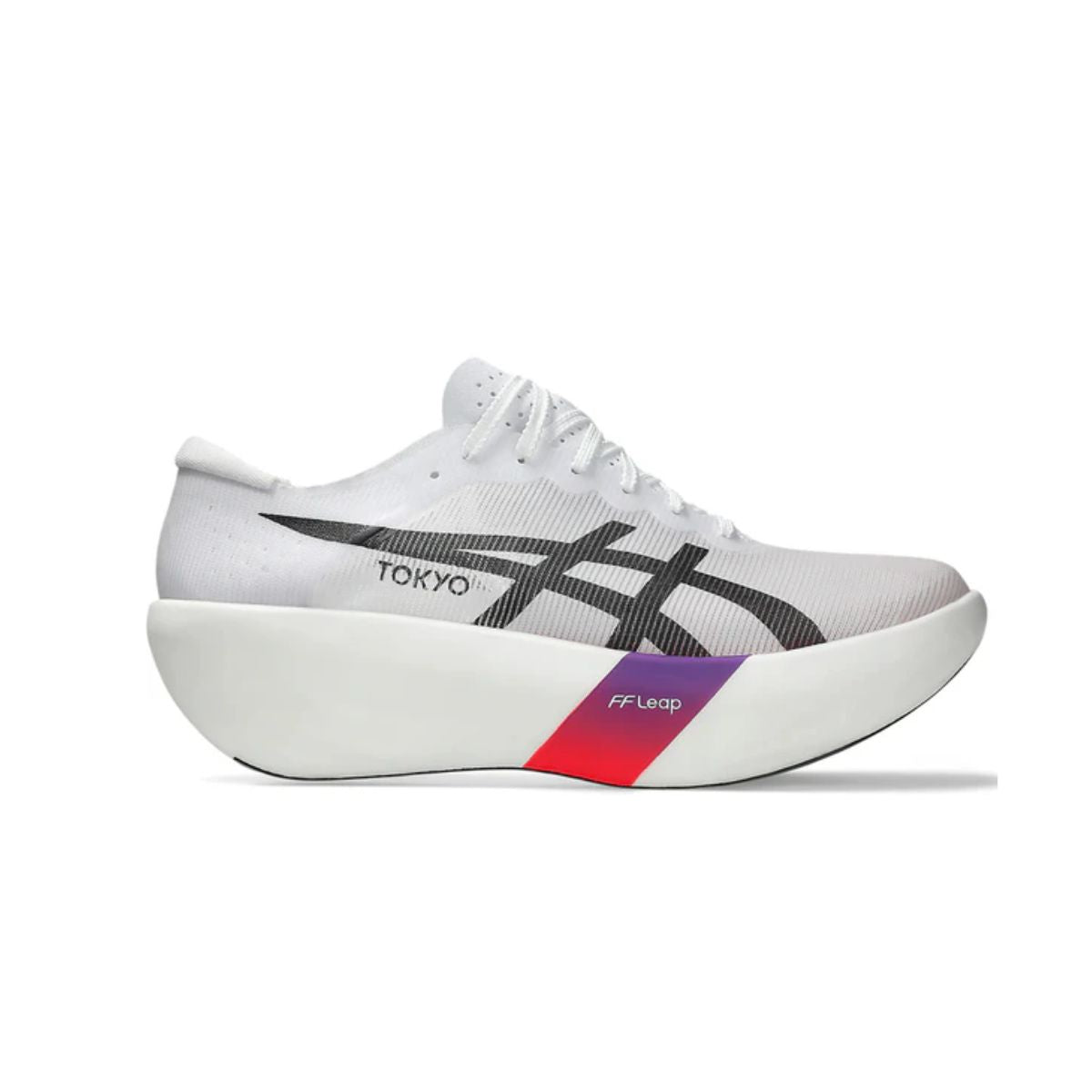 Replacement sawtooth laces for Asics Metaspeed Ray running shoes by Kicks Shoelaces