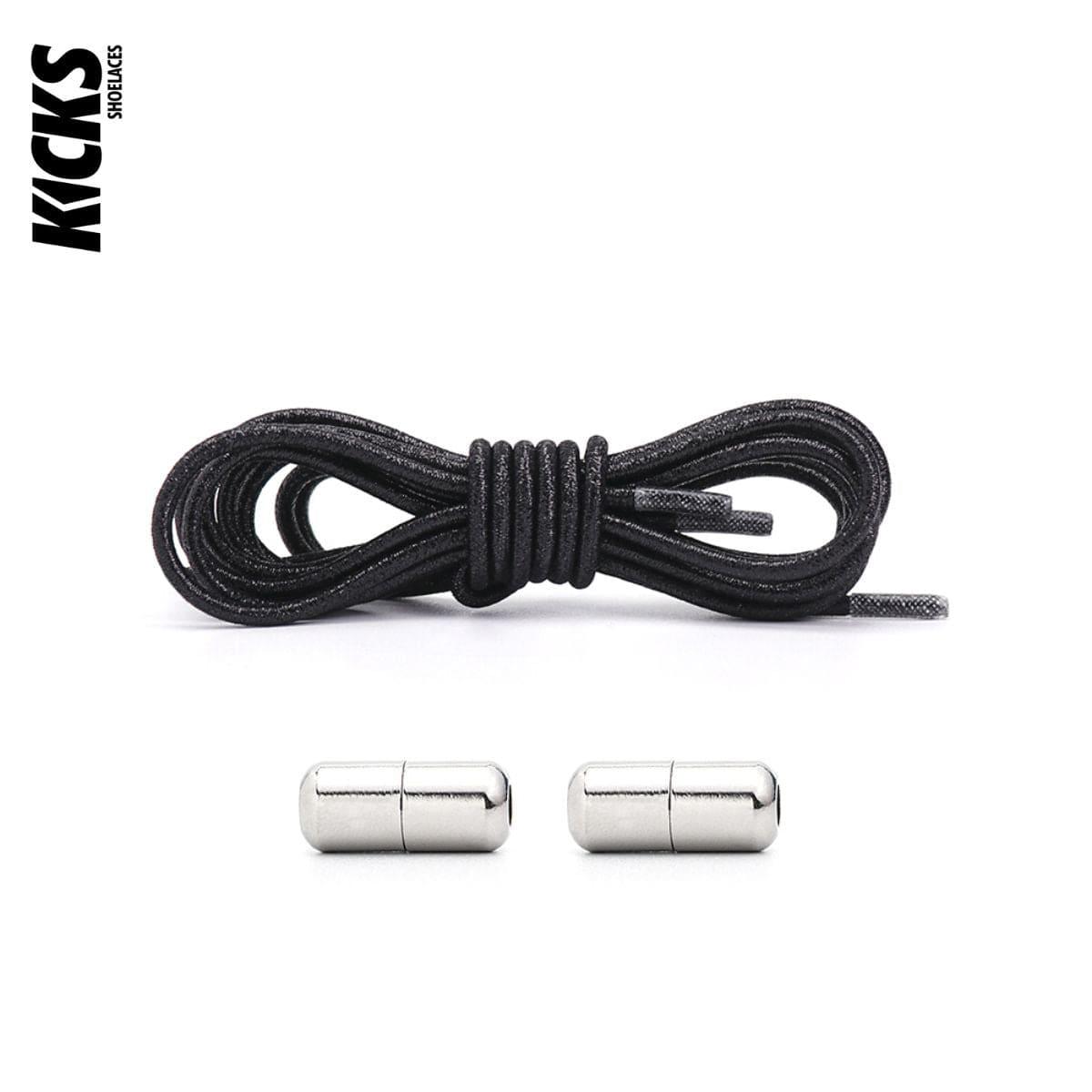 black-metallic-no-tie-shoelaces